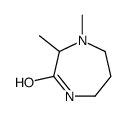 3,4-dimethyl-1,4-diazepan-2-one结构式