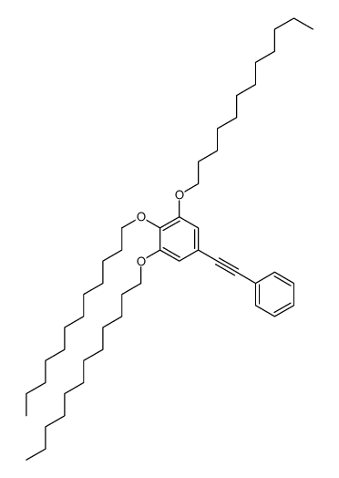 1,2,3-tridodecoxy-5-(2-phenylethynyl)benzene Structure