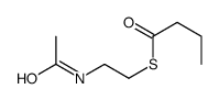 S-(2-acetamidoethyl) butanethioate结构式