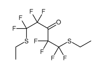 1,5-bis(ethylsulfanyl)-1,1,2,2,4,4,5,5-octafluoropentan-3-one Structure