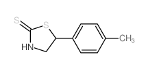 5-(4-methylphenyl)thiazolidine-2-thione Structure