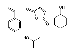 cyclohexanol,furan-2,5-dione,propan-2-ol,styrene结构式