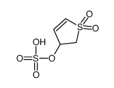 (1,1-dioxo-2,3-dihydrothiophen-3-yl) hydrogen sulfate Structure