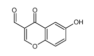 6-hydroxy-4-oxochromene-3-carbaldehyde Structure