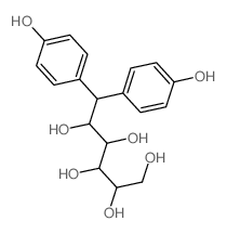 D-Glucitol,1-deoxy-1,1-bis(4-hydroxyphenyl)- (9CI)结构式