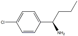 (1R)-1-(4-CHLOROPHENYL)BUTYLAMINE Structure