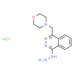 4-morpholinomethyl-1-hydrazinophthalazine结构式