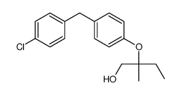 2-[4-[(4-chlorophenyl)methyl]phenoxy]-2-methylbutan-1-ol结构式