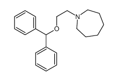 1-(2-benzhydryloxyethyl)azepane结构式