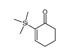 2-(trimethylsilyl)-2-cyclohexenone Structure