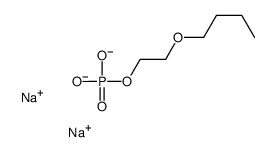 Ethanol, 2-butoxy-, phosphate, sodium salt结构式