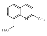 8-Ethyl-2-methylquinoline Structure