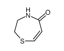 2,3-Dihydro-1,4-thiazepin-5(4H)-on结构式