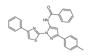 N-[5-(4-methylphenyl)-2-(4-phenyl-1,3-thiazol-2-yl)pyrazol-3-yl]benzam ide picture