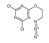 2-(2-azidoethoxy)-4,6-dichloro-1,3,5-triazine Structure