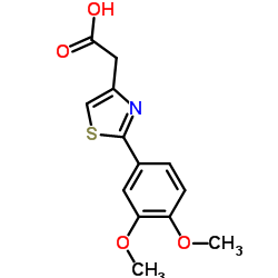 [2-(3,4-DIMETHOXY-PHENYL)-THIAZOL-4-YL]-ACETIC ACID Structure