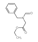 Glycine,N-formyl-N-(phenylmethyl)-, ethyl ester结构式