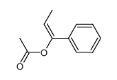 (E)-1-phenyl-1-propenyl acetate结构式