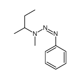 N-methyl-N-phenyldiazenylbutan-2-amine结构式