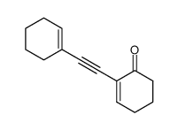 2-Cyclohexen-1-one,2-(1-cyclohexen-1-ylethynyl)-(9CI)结构式