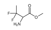 Butanoic acid, 2-amino-3,3-difluoro-, methyl ester, (S)- (9CI) Structure
