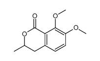 7,8-dimethoxy-3-methyl-3,4-dihydroisochromen-1-one Structure