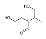 1-Propanol, 2-((2-hydroxyethyl)nitrosoamino)-结构式