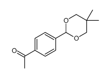 1-[4-(5,5-dimethyl-1,3-dioxan-2-yl)phenyl]ethanone Structure