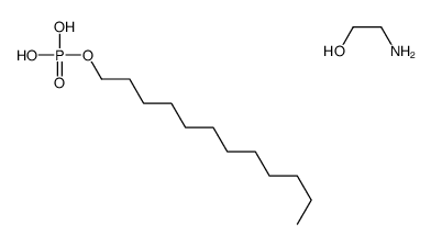 2-aminoethanol,dodecyl dihydrogen phosphate结构式