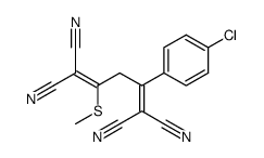 4-(4-Chlorphenyl)-2-methylthio-penta-1,4-dien-1,1,5,5-tetracarbonitril Structure