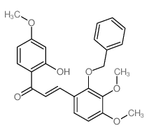 2-Propen-1-one,3-[3,4-dimethoxy-2-(phenylmethoxy)phenyl]-1-(2-hydroxy-4-methoxyphenyl)- picture