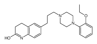 2(1H)-Quinolinone, 3,4-dihydro-6-(3-(4-(2-ethoxyphenyl)-1-piperazinyl) propyl)- Structure