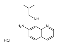 N8-isobutylquinoline-7,8-diamine hydrochloride Structure