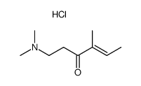 N,N,4-trimethyl-3-oxohex-4-enylammonium chloride Structure