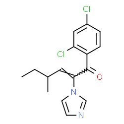 2-Hexen-1-one,1-(2,4-dichlorophenyl)-2-(1H-imidazol-1-yl)-4-methyl- picture