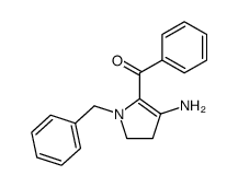 3-Amino-2-benzoyl-4,5-dihydropyrol结构式