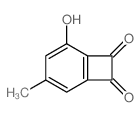 2-hydroxy-4-methyl-bicyclo[4.2.0]octa-2,4,9-triene-7,8-dione Structure