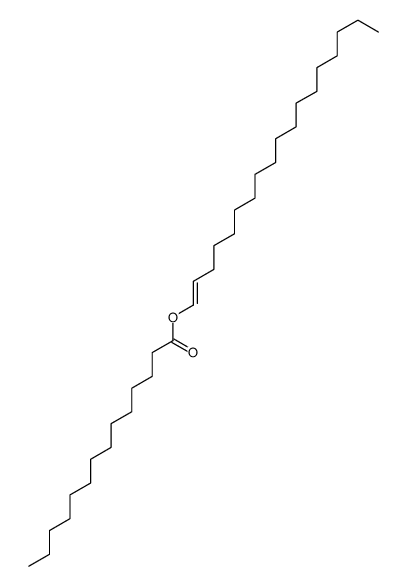 octadec-1-enyl tetradecanoate Structure