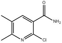 2-Chloro-5,6-dimethylnicotinamide structure