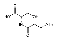 BETA-ALANYL-L-SERINE Structure