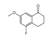 5-Fluoro-7-Methoxy-3,4-Dihydronaphthalen-1(2H)-One结构式