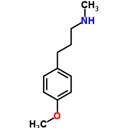 3-(4-Methoxyphenyl)-N-methyl-1-propanamine Structure