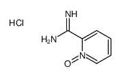 1-oxidopyridin-1-ium-2-carboximidamide,hydrochloride Structure