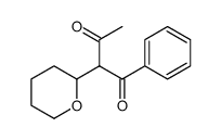 1-PHENYL-2-(TETRAHYDRO-2H-PYRAN-2-YL)BUTANE-1,3-DIONE结构式