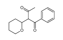 1-PHENYL-2-(TETRAHYDRO-2H-PYRAN-2-YL)BUTANE-1,3-DIONE Structure