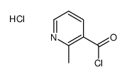 2-methylpyridine-3-carbonyl chloride,hydrochloride结构式