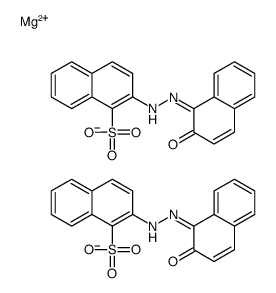Magnesium, 2-[(2-hydroxy-1-naphthalenyl)azo]-1-naphthalenesulfonate complexes结构式