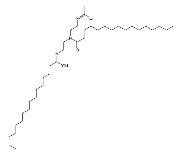 N-[2-(acetylamino)ethyl]-N-[2-[(1-oxohexadecyl)amino]ethyl]hexadecan-1-amide Structure