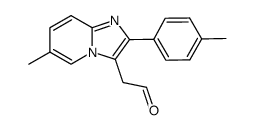 (6-methyl-2-p-tolyl-imidazo[1,2-a]pyridin-3-yl)-acetaldehyde结构式