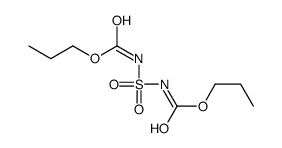 propyl N-(propoxycarbonylsulfamoyl)carbamate Structure